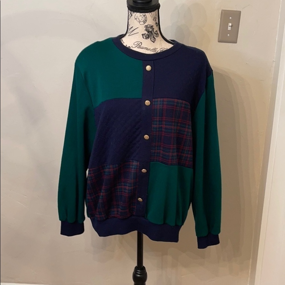Vintage 1980s Cap Cod Sportswear color block top​​​​​​​​​​​​​​​​